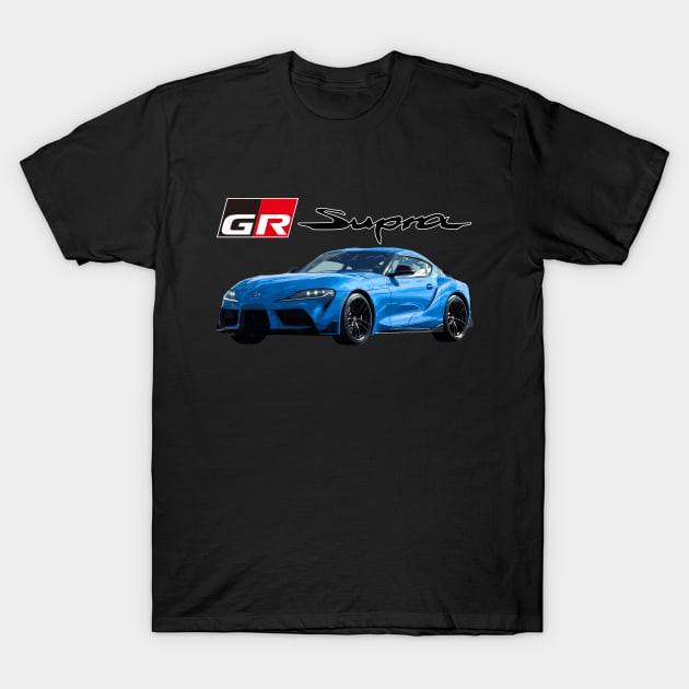 gr supra a91 mark 5 toyota T-Shirt by cowtown_cowboy